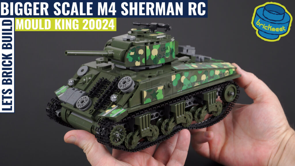 MouldKing 20024 – M4 Sherman RC (Speed Build Review)