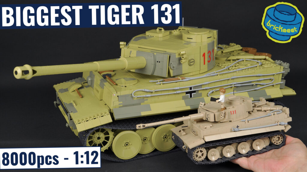 COBI 2801 – PzKpfw VI Tiger 131 – 8000pcs- 70cm – Massive Interior – (Speed Build Review)