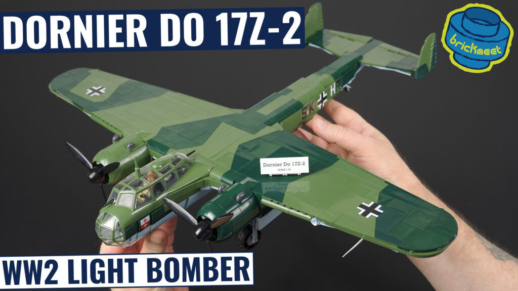 COBI 5754 – Light Bomber „Flying Pencil“ Dornier DO 17Z-2 (Speed Build Review)