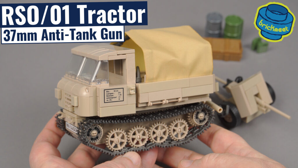 QuanGuan 100250 – RSO/01 Tractor & 37mm Anti-Tank Gun (Speed Build Review)