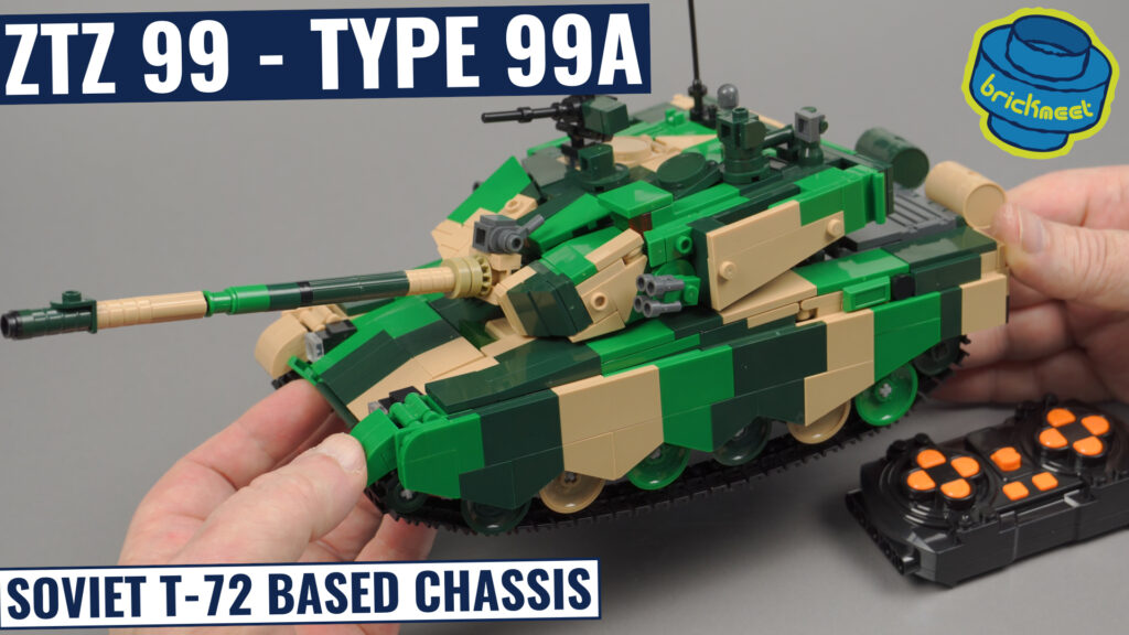 Sluban B7071 – ZTZ Type 99 – Soviet T-72 Based Chinese MBT (Speed Build Review)