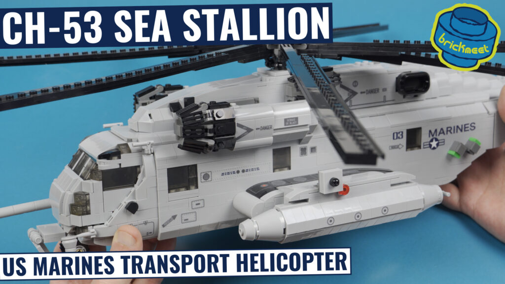 Reobrix 33037 – CH-53 SEA STALLION Transport Helicopter (Speed Build Review)