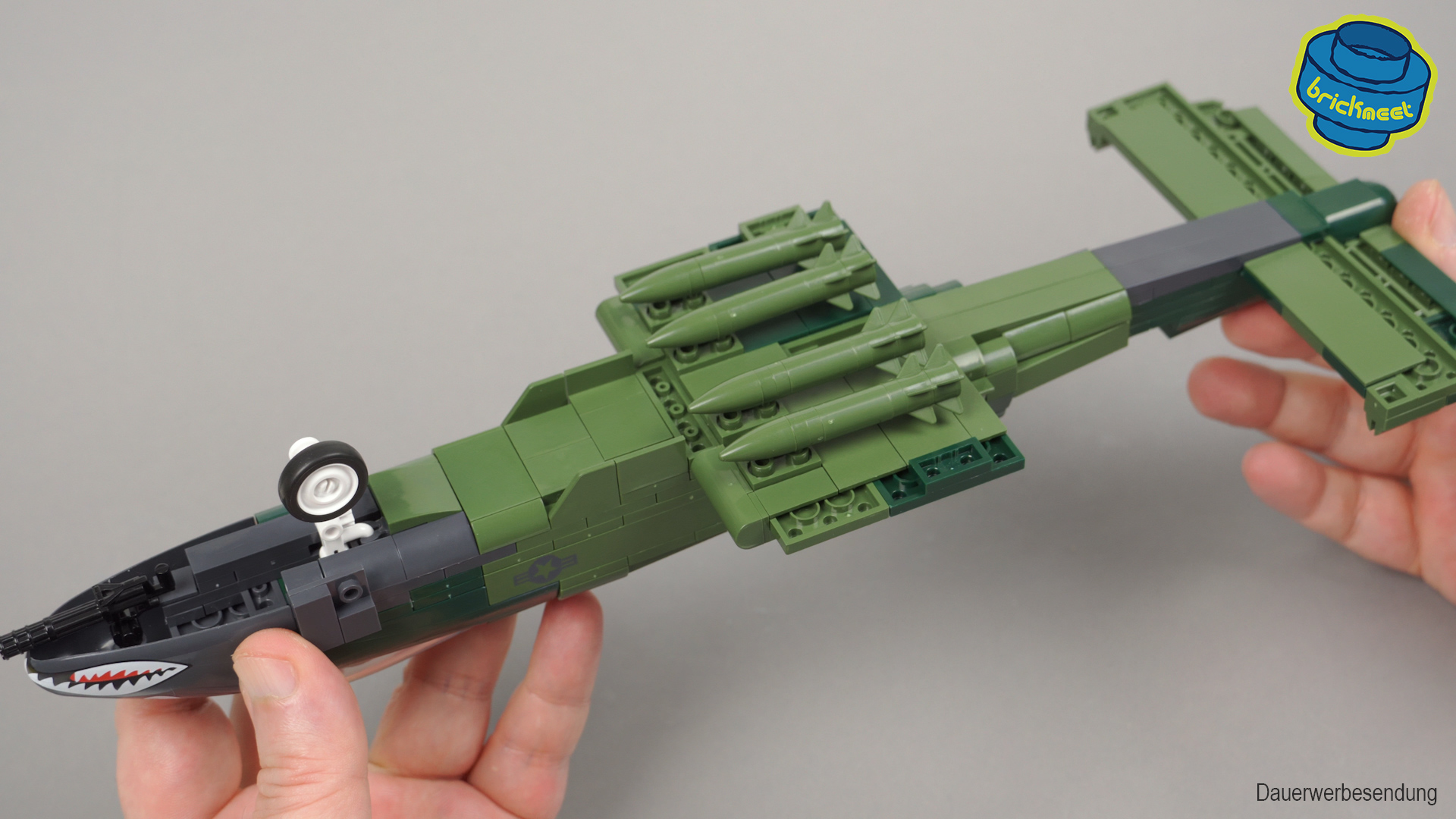 COBI Set Mattoncini Aereo Militare A-10 Thunderbolt II Warthog, Scala 1:48, 667 Pezzi