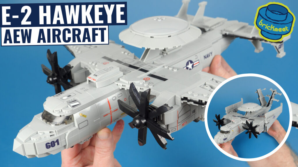 Reobrix 33029 – US Navy E-2 Hawkeye – Carrier-Capable Early Warning Aircraft (Speed Build Review)