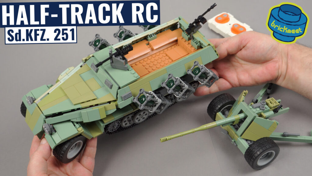 MouldKing 20027 – Half-Track with Throwing Frame + PAK 40 – RC (Speed Build Review)