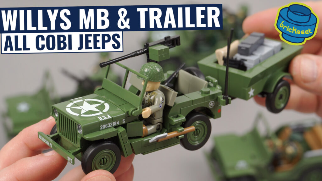 COBI 2297 – Willys MB + Trailer (Speed Build Review)