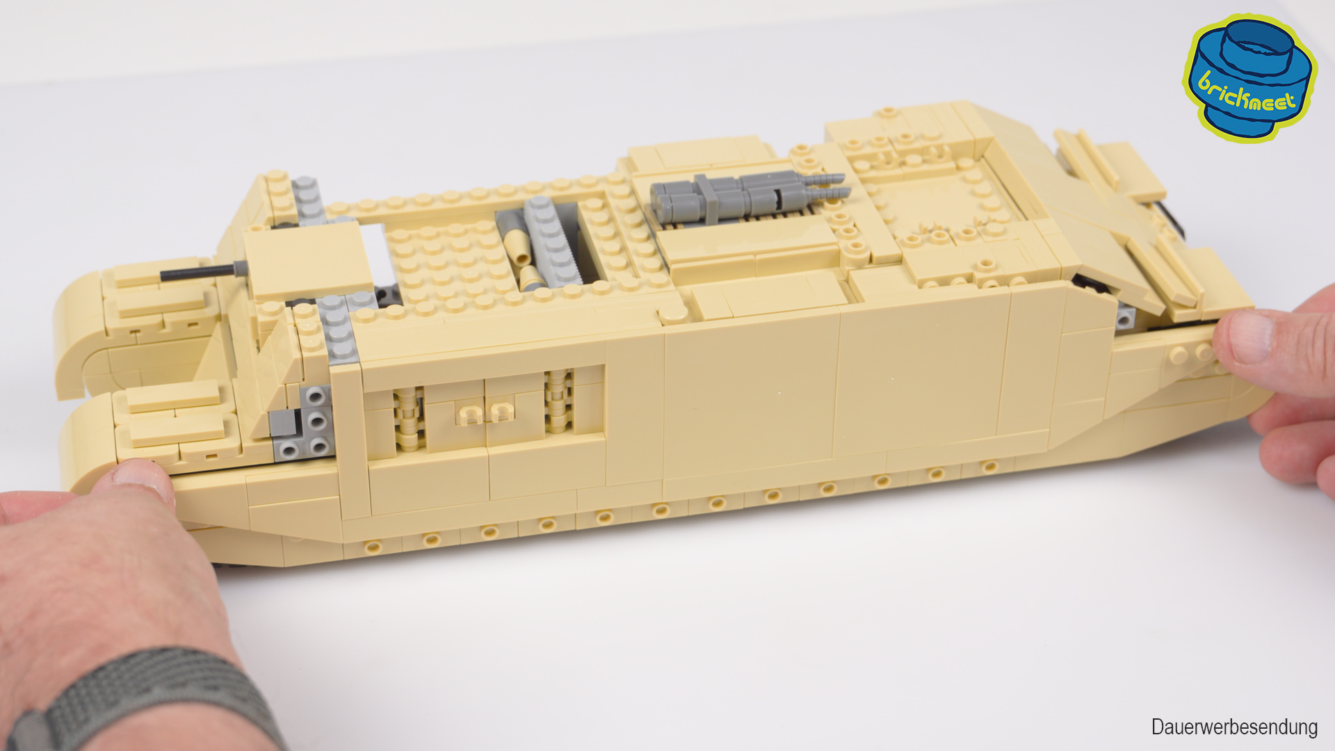 MISINI Technik 77032 Modello Carro Armato TOG II* – 1427 Pezzi, Scala 1:30, Autorizzato World Of Tanks, Giocattolo Da Collezione Per Adulti